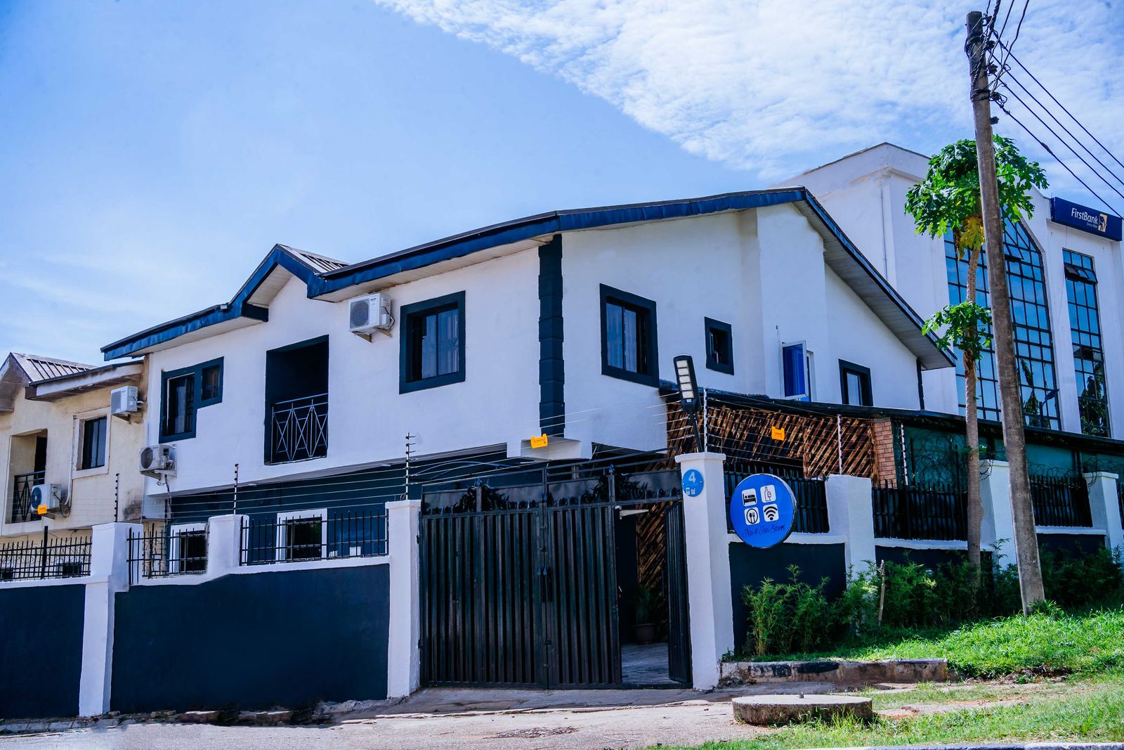 Tallin Luxury Hotel building exterior in Area 3, Garki, Abuja